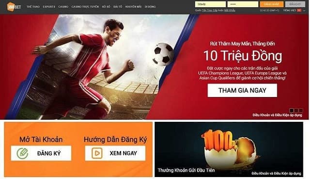 Bỏ túi cách tham gia cá cược tại 188Bet Betting88