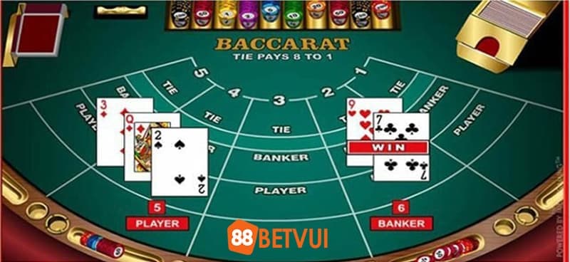 Xác định thắng thua trong Baccarat