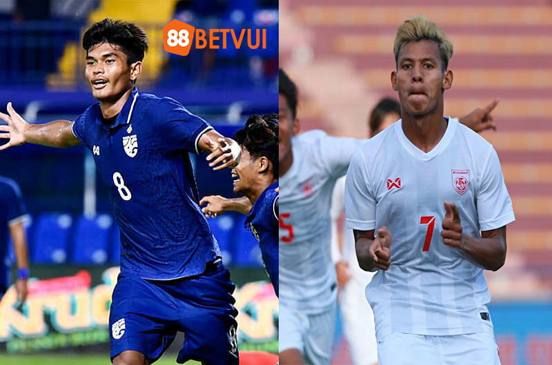 Hai đội U23 thái lan vs U23 myanmar sẽ chạm trán nhau tại Bảng A