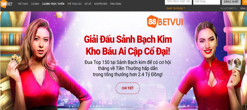 Sảnh Bạch Kim 188bet là gì?