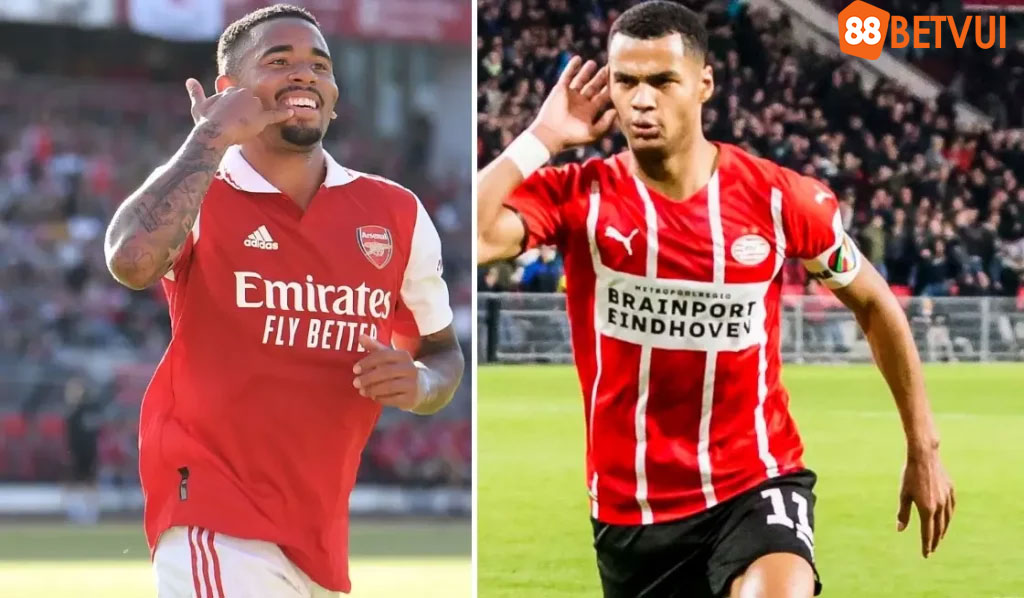 Hai đội Arsenal vs PSV sẽ chạm trán tại vòng bảng cúp C1
