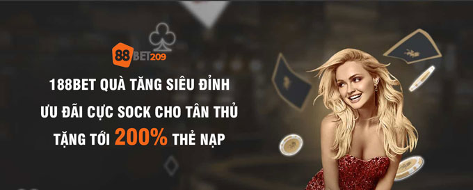 Quà tặng siêu hấp dẫn khi đăng ký tài khoản tại 188BET